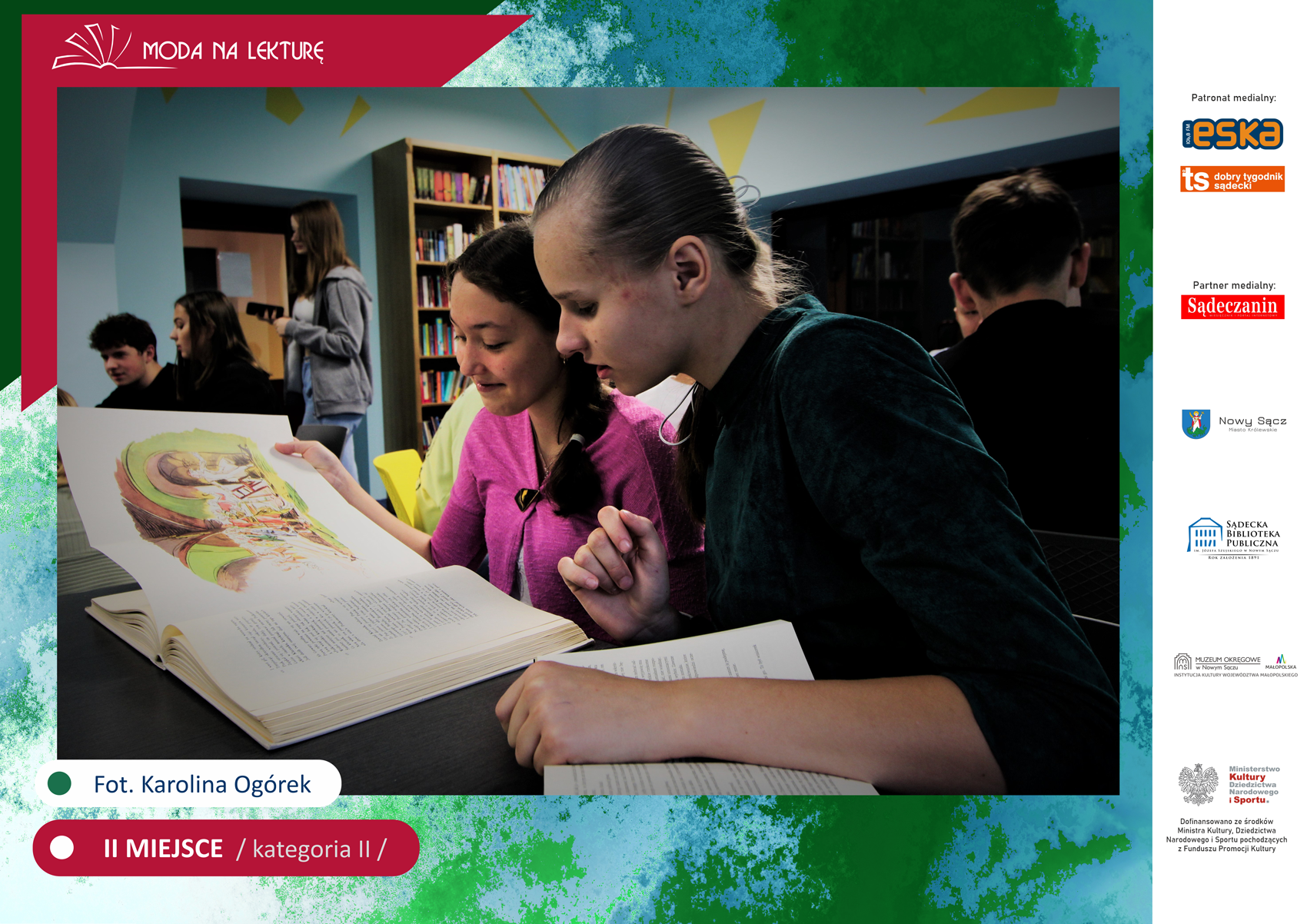 czytam z klasą, II miejsce, II kat