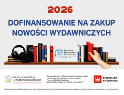Dofinansowanie na zakup nowości wydawniczych