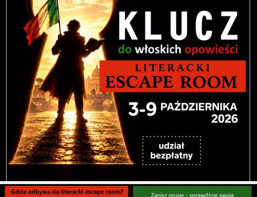 „Klucz do włoskich opowieści” – literacki escape room