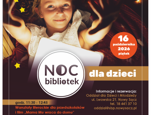 Noc Bibliotek 2026 dla dzieci